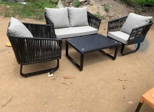 Rope Weave Lounge Set